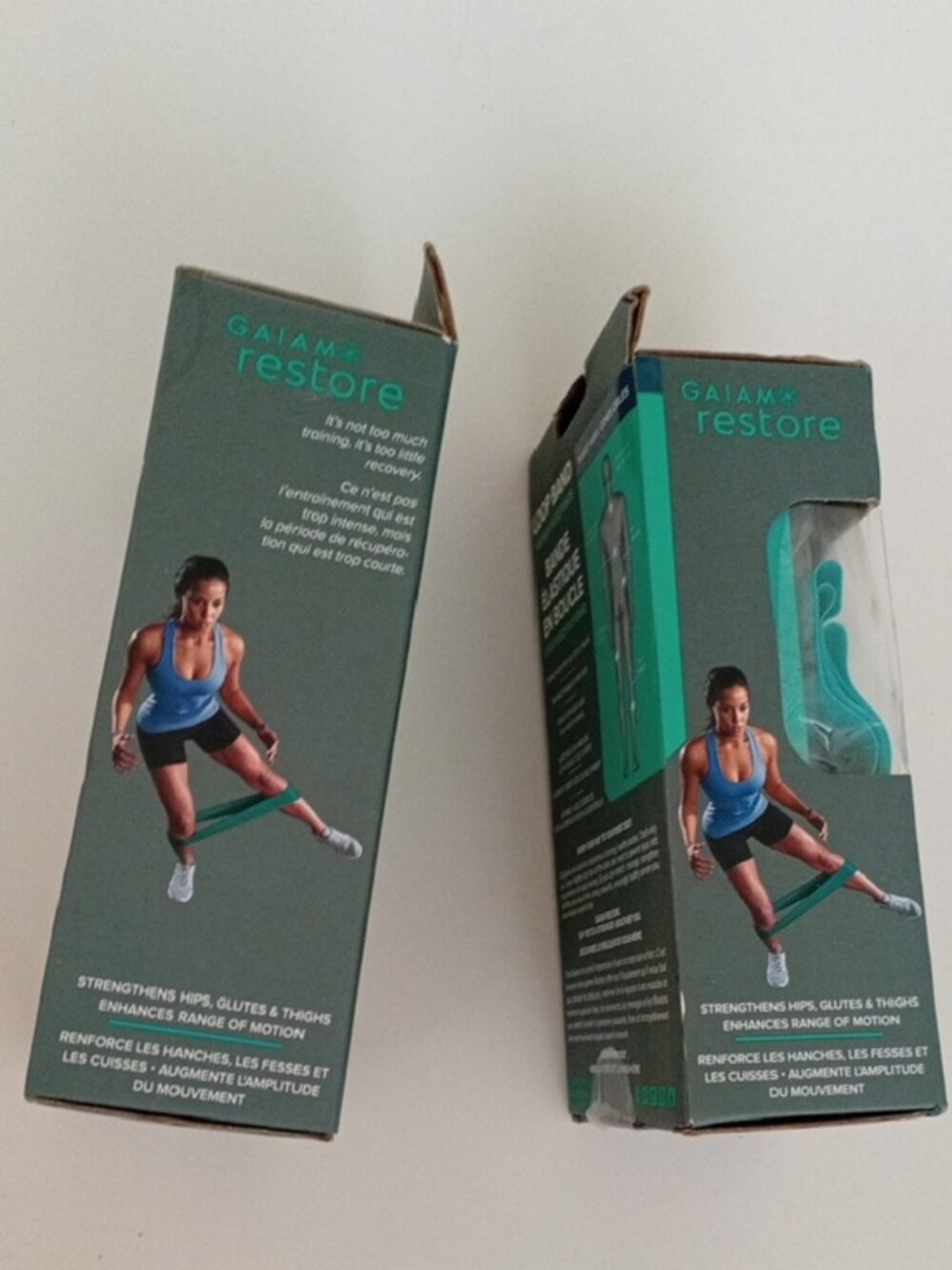 GAIAM Restore Resistance Bands Resistance Training Home Gym Pilates New In Box